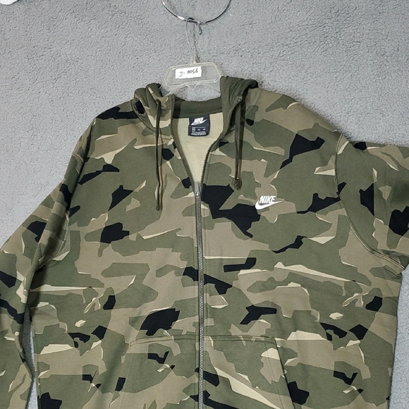 Nike Men's Green Camouflage Zip-Up Jacket Size 4XL - Picture 6 of 7